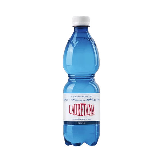 Lauretana Natural Mineral Water in Plastic Bottle