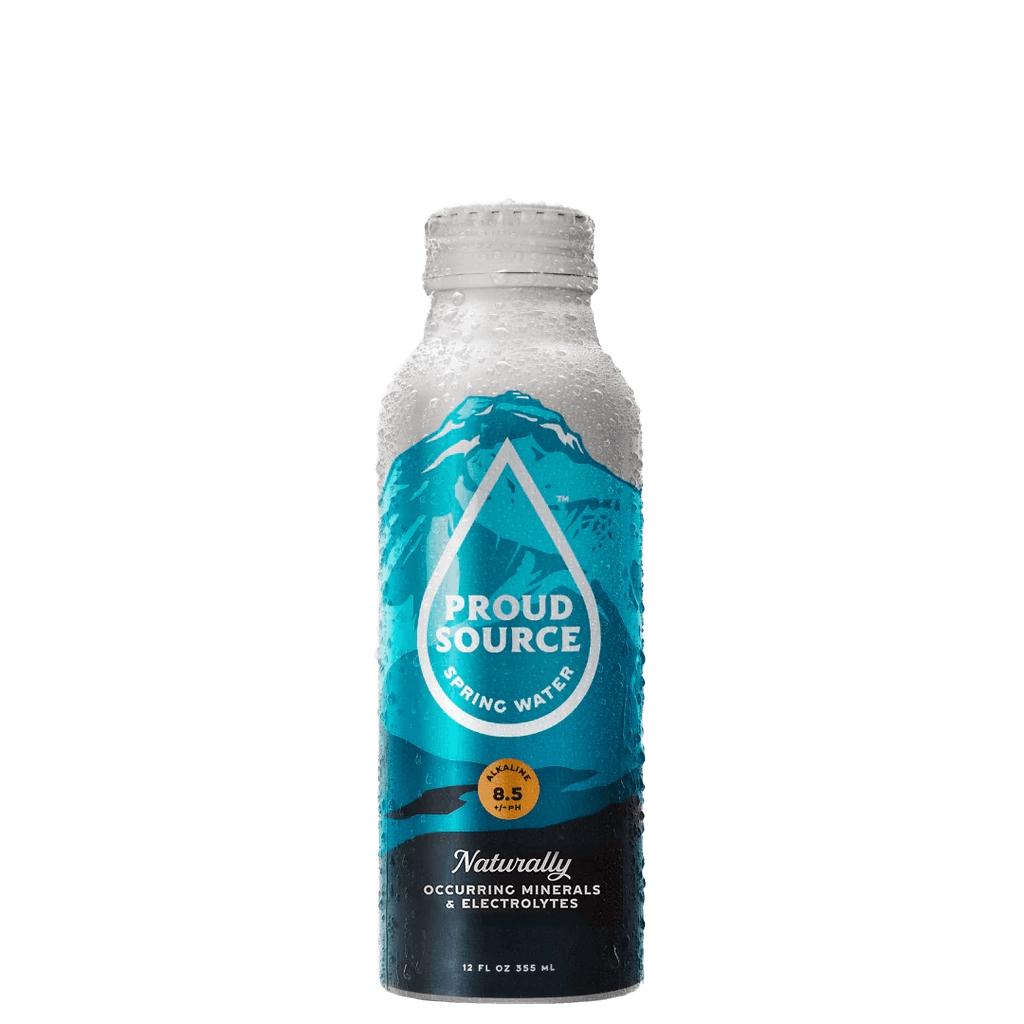 Proud Source Water Naturally Occurring Minerals & Electrolytes Original can