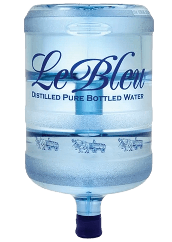 Le Bleu Distilled Pure Bottled Water Gallon