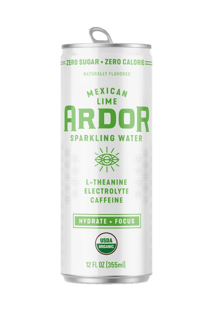 Ardor Energy Sparkling Water Mexican Lime Can