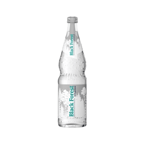Black Forest Finely Sparkling Water Glass Bottle