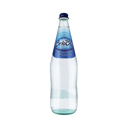 Rocchetta Brio Blu Sparkling Mineral Water Glass Bottle