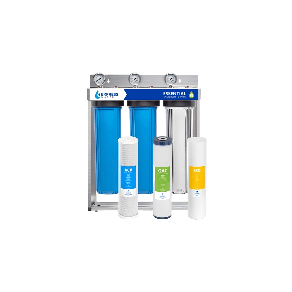 Express Water 3 Stage Whole House Water Filter System