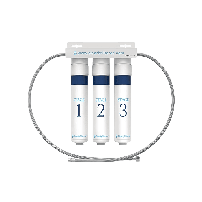 Clearly 3-Stage Water Filter System Under Sink