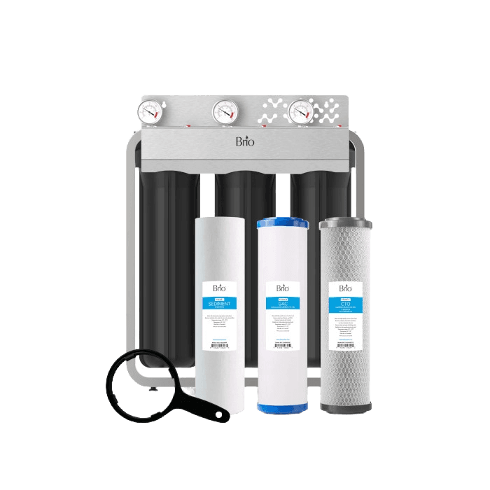 Brio 3-Stage Whole House Filtration System - Multi-Purpose
