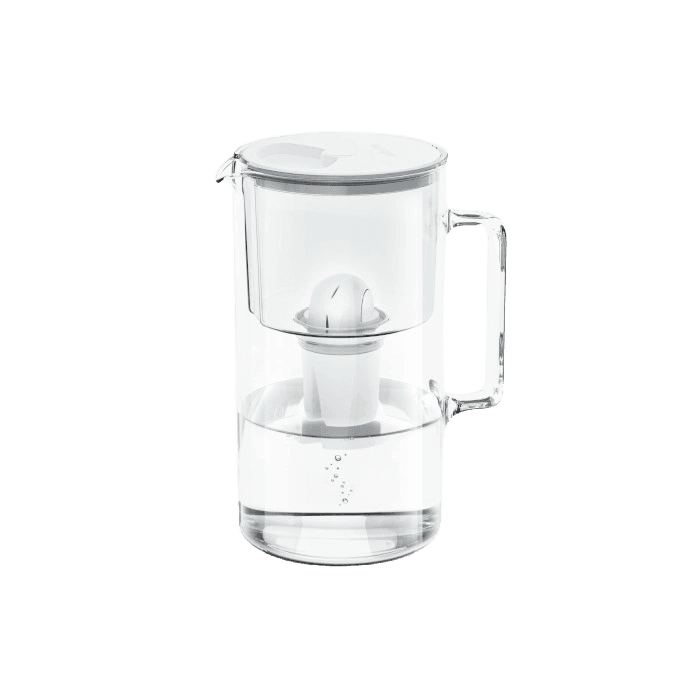 Wessper D2 Borosilicate Mint Glass Water Filter Pitcher