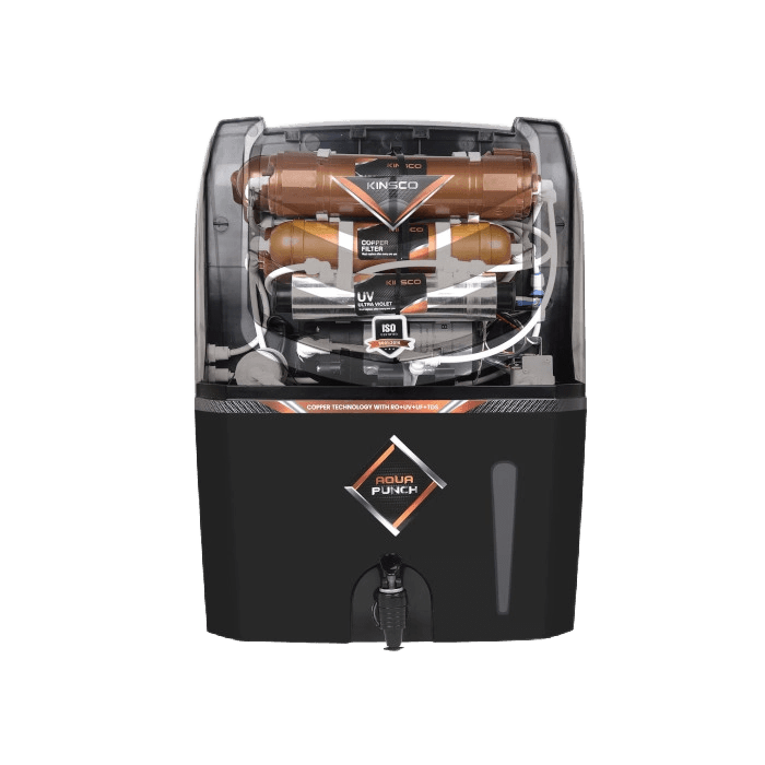 Kinsco Aqua Punch 15 Litre Copper + RO + UV + UF + TDS Adjuster Pure Copper Water Purifier