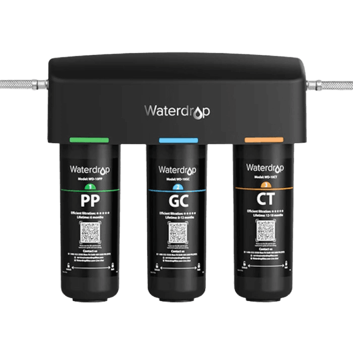 Waterdrop TSA 3-stage Under Counter Direct Connect Filtration System