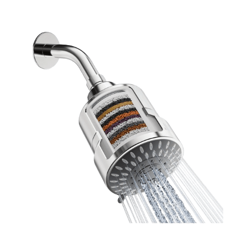Water Softening 15 Stage Filtering Shower Head with 5 Settings