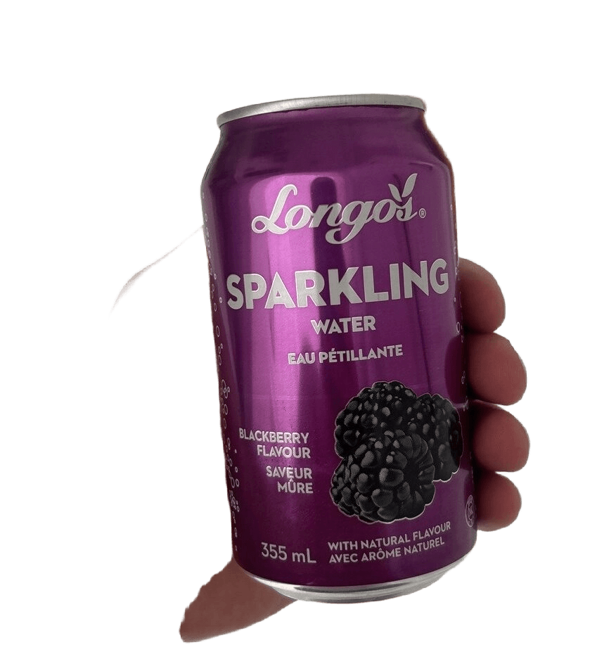 Longo's blackberry sparkling water