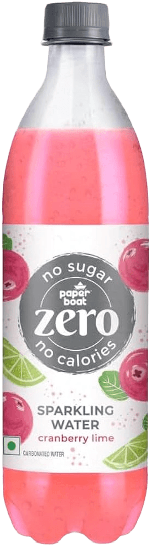 paper boat zero sparkling cranberry lime