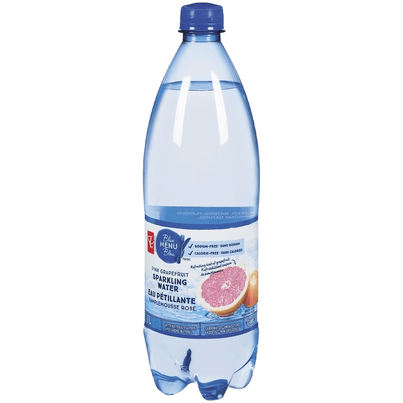 presidents choice Pink grapefruit sparkling water