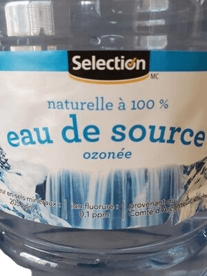 selection Eau de source