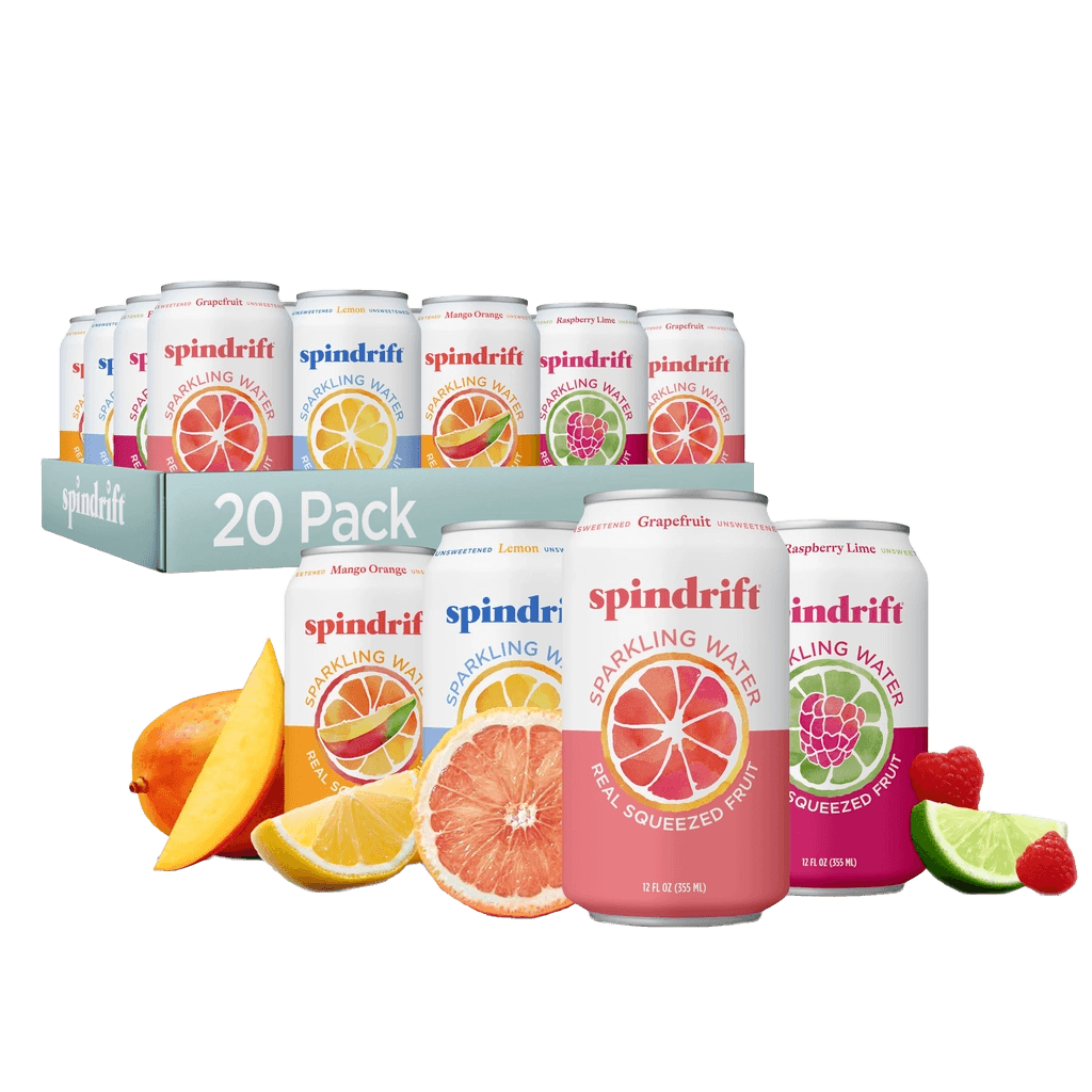spindrift Sparkling Water Real Squeezed Fruit