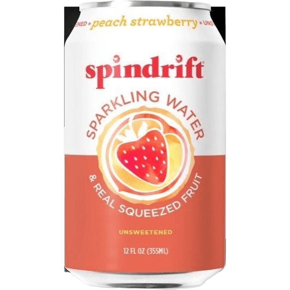 spindrift sparkling water peach strawberry