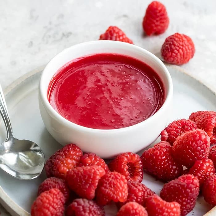 Raspberry puree