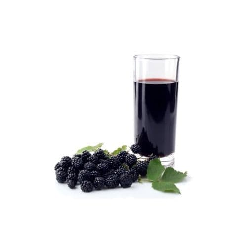 Organic blackberry juice concentrate